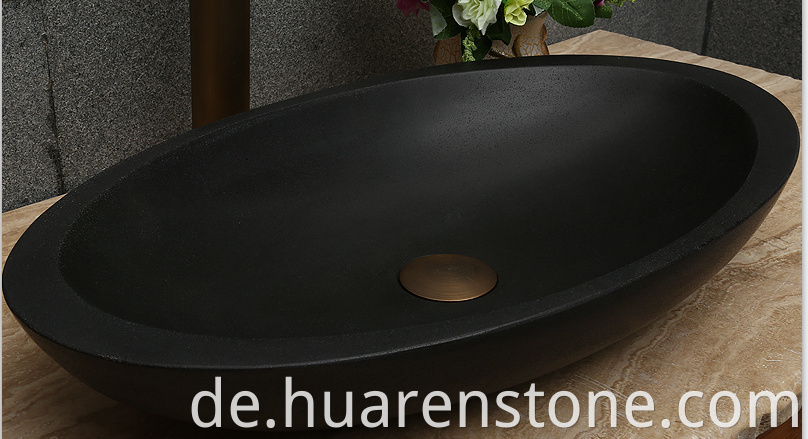 lava stone vessel sink